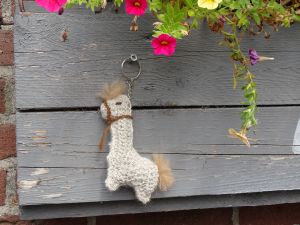 alpaca sleutelhanger