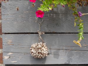 pompom sleutelhanger